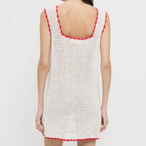 NWT Loeffler Randall Crochet Dress - Picture 2 of 7